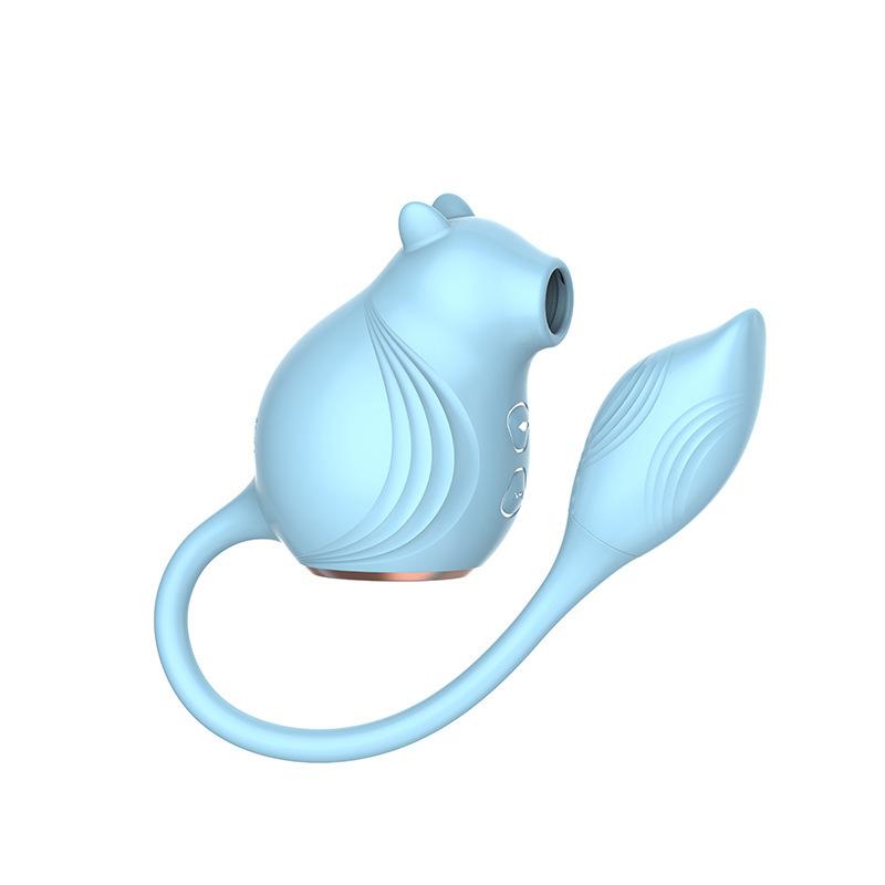 Small Squirrel Clitoral Sucking Vibrator 10 Frequency Modes Silent Massager Silicone Adult Toy