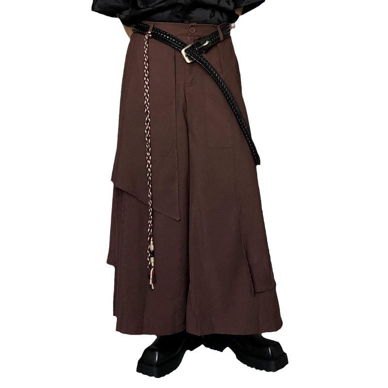Yamamoto-Stil Lagenrock-Hose: Unisex Retro-Design mit chinesischem Flair