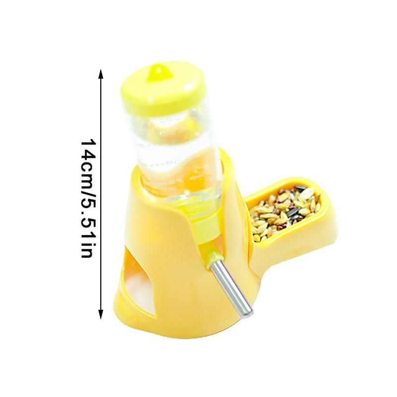 Hamster Vannflaske Smådyrtilbehør Automatisk Fôringsapparat Matbeholder Drikkeflasker for Kjæledyr