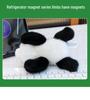 Adorable Panda Snap Bracelet & Magnet Plush Doll Gift for Kids