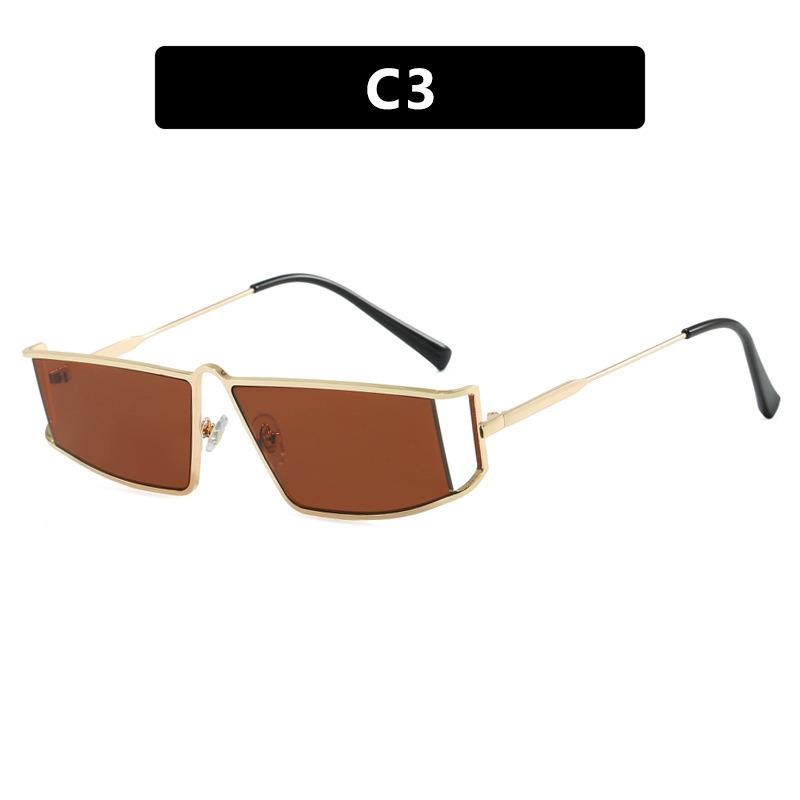 New Hollow out Small Frame Metal Sunglasses Sunglasses Women s High end Sensitivity UV resistant Sunglasses