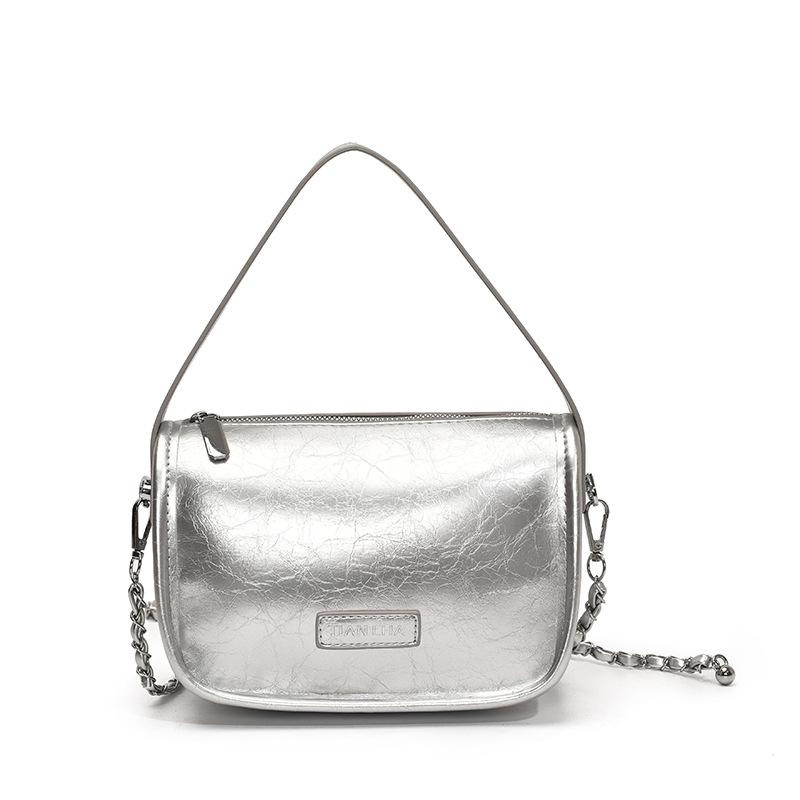 

2025 new trendy simple high-end portable pillow bag versatile commuting foreign style leisure chain messenger bag