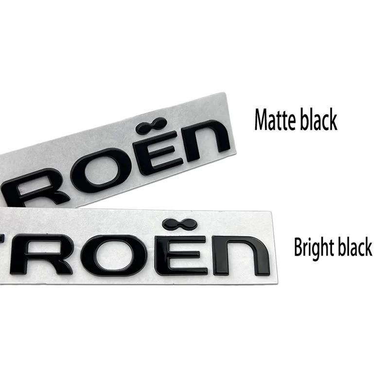 Metallplakette Auto Heckklappen-Emblem für Citroen C4 C3 C5 C1 DS3 DS5 DS4 Jumper Xsara C-Elysee Picasso Nemo Aufkleber Zubehör PR7