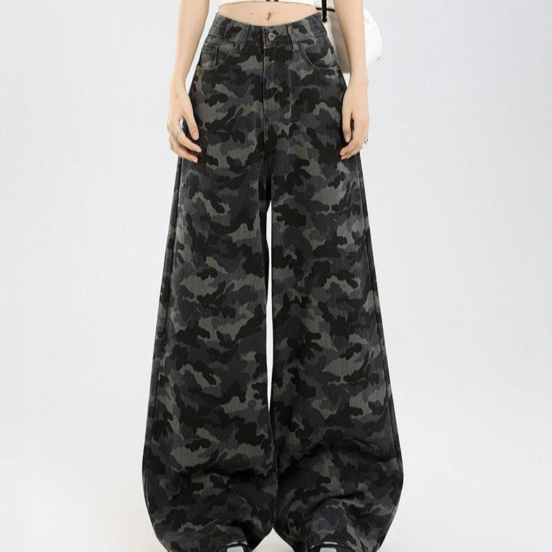 

High Waisted Wide Leg Jeans Women s Summer Loose Peplum High Street Design Sense Skinny Straight Pants Retro Street Style Baggy Long Jeans for Ladies 4XL