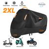 Waterproof Motorcycle Cover Heavy Duty Outdoor Rain 210T Polyester Taffeta Dust Motorbike Accessories For Outside Snow Protector