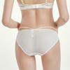 TERMEZY Sexy Women's Panties Lace Low Rise Underpant Hollow Cross Strap Transparent Lingerie