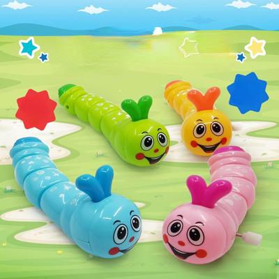 1 Stück Raupen-Uhrwerk Niedliche Cartoon-Tiere Aufziehspielzeug für Kinder Raupenform Krabbelspielzeug Babygeschenk für Kinder