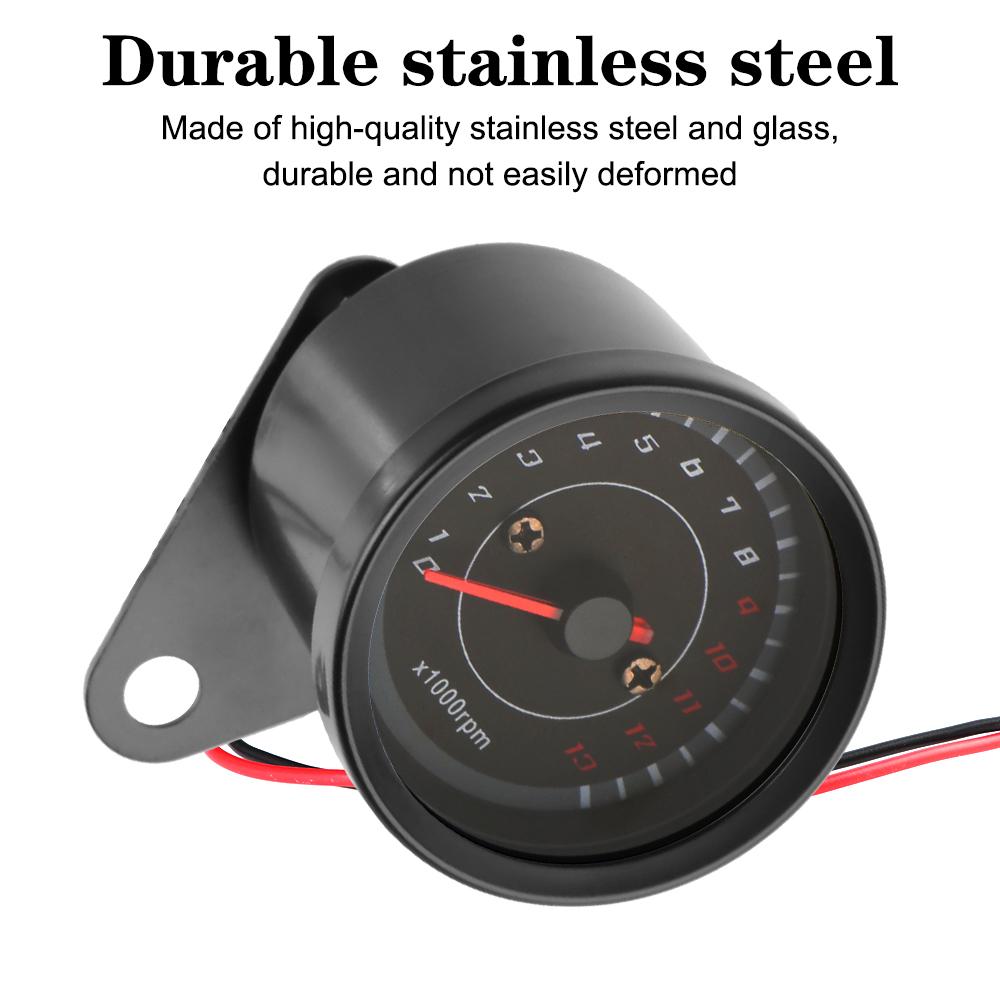 Machinery Modified Odometer Auto Gauge Motobike Accessory Motorcycle Speedometer Tachometer Moto Parts With LED Light Universal