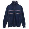 Adidas 80-е Винтажная спортивная куртка Трилистник логотип трикотажная куртка S Темно-синий Мужская Б/У