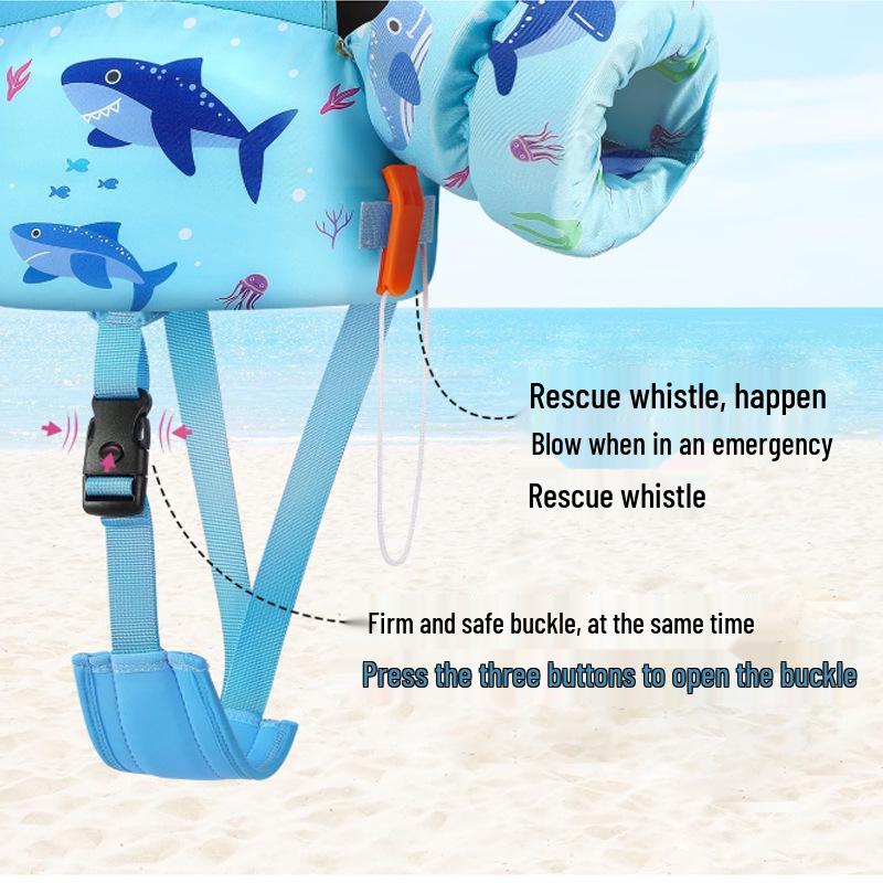 Strong Merchant Kids' Cartoon Armbands Buoyancy Life Jacket Swimming Vest