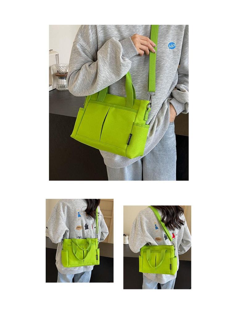 Women's Original Literary Crossbody Canvas Shoulder Bag - Thickened, Casual, Portable Tote for Student Commute