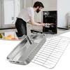Roasting Tray Grill Rack Baking Supplies Oven Accessory Replacement Tray