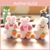 Adorable Cute Bunny Plush Toy Adornments Perfect For Bags Keychains And Gifts