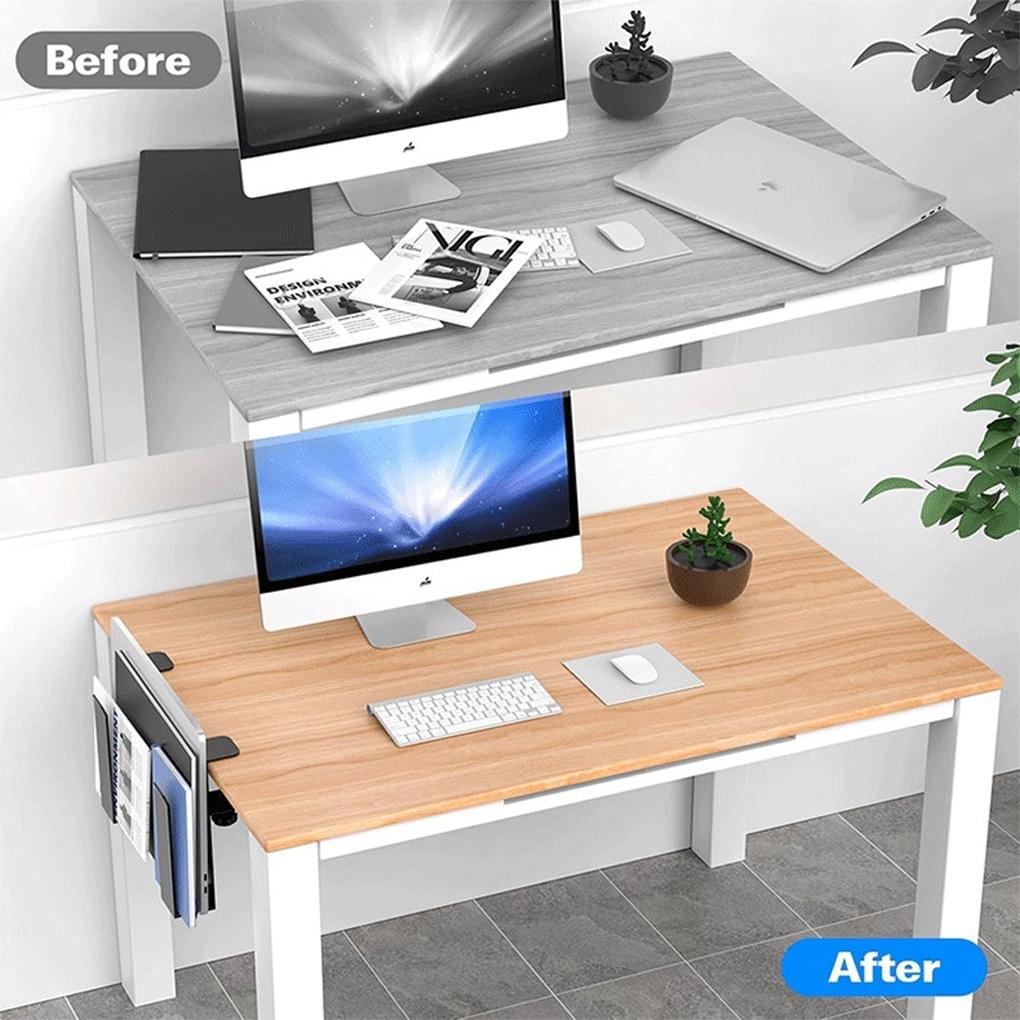 Adjustable d Laptop Stand, Mounted Desktop Laptop Desktop Drilling Suitable for Computers, Tablets, And Documents.