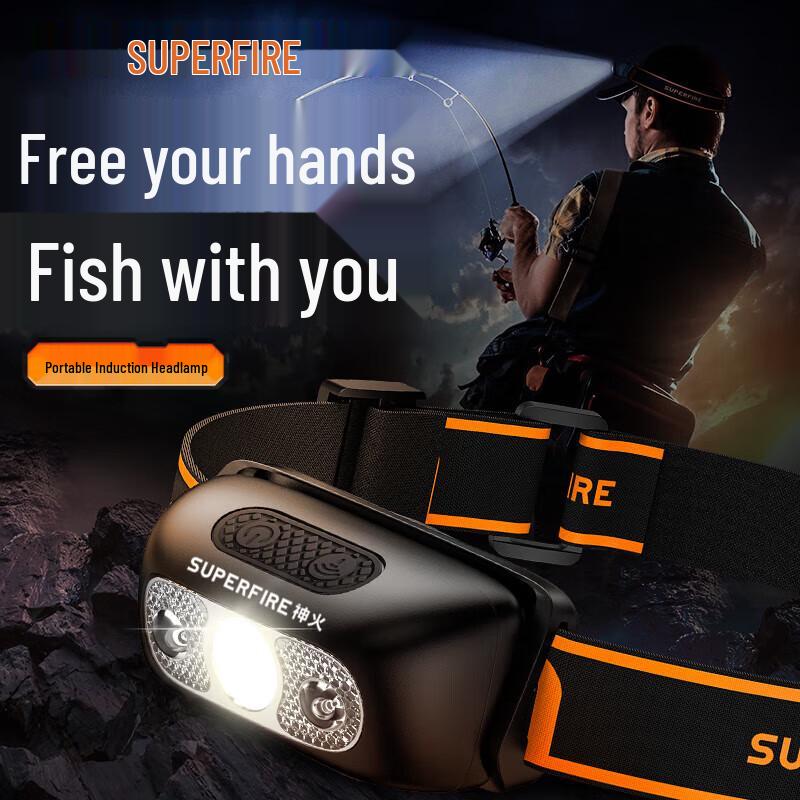 

SupFire HL05-G Mini LED Induction Headlamp (5-Pack)