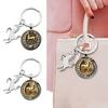 Keychain Year of Horse 2026 Zodiac Souvenir Pendant Key Chain Horse Pattern Charm Keyring Car Keys Backpacks Accessories