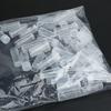 50 pezzi 5g Flacone Campione Volume Portatile Flacone Pillole Plastica Trasparente Livello Medico Pratico per Oggetto Granulare di Seme