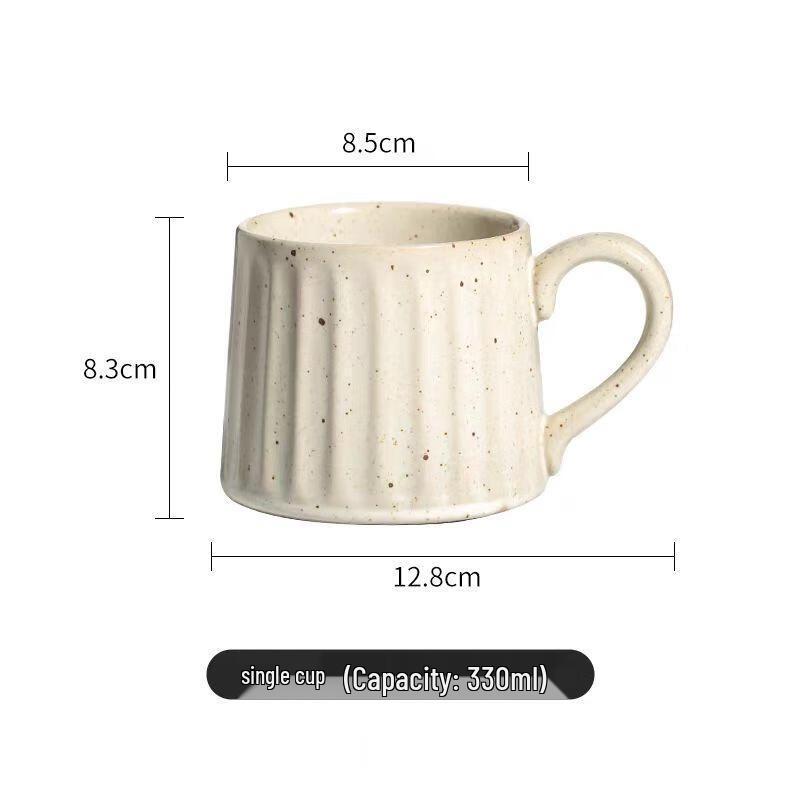 HANDUNYOU Retro 330ml Single-Layer Glass Coffee Cup