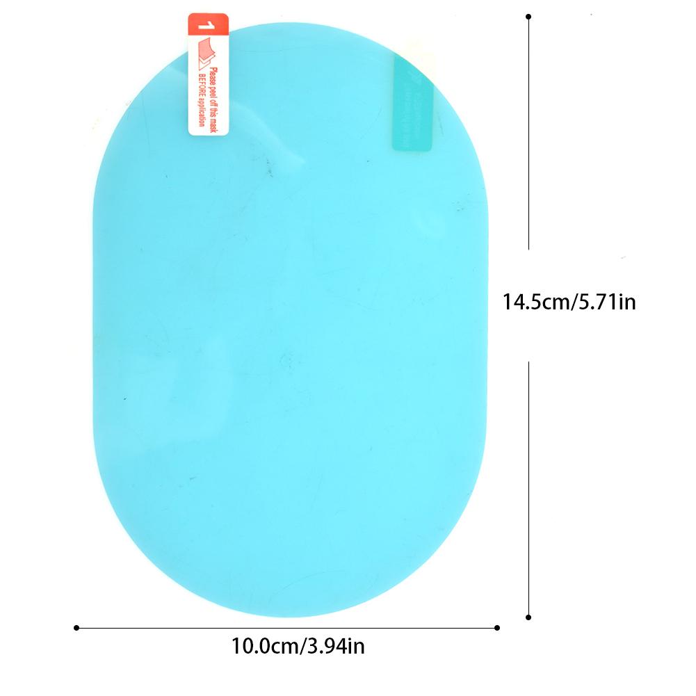 2 Stück Auto Rückspiegel Wasserdichte Folie Antibeschlag Regendicht Aufkleber Seitenscheibe Glasfolie Auto Wasserdicht Regenentferner Aufkleber