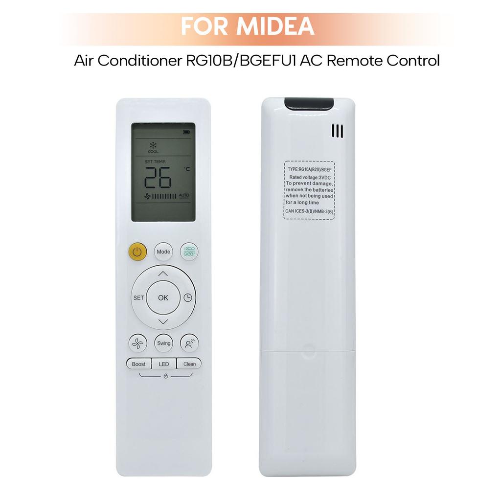 RG10A Backlit Remote Control RG10B(K1) RG10B(B1) for Air Conditioner Enhanced User Experience English