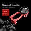 Stopwatch Extension Bracket Aluminum Alloy Cycling Computer Mount Lamp Clamp Base