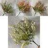 Durable Plastic Artificial Florals 25 Stems Realistic Fake Flowers For Event Styling Home Office Decor
