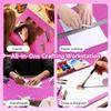 3 Pcs Self Healing Cutting Mat, Double-Sided Non-Slip Rotary Cutting Board for Rotary Cutting, Sewing, Quilting,Crafting