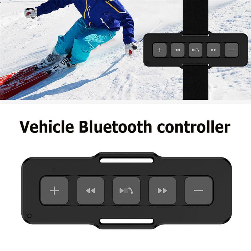 Bluetooth 50 Remote Control For Playing Music On Bike, Motorcycle, Steering Wheel