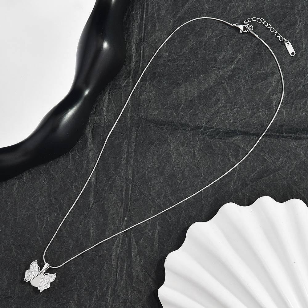 Open and Close Love Necklace for Women, Fashionable and Versatile Exquisite Accessories Gifts