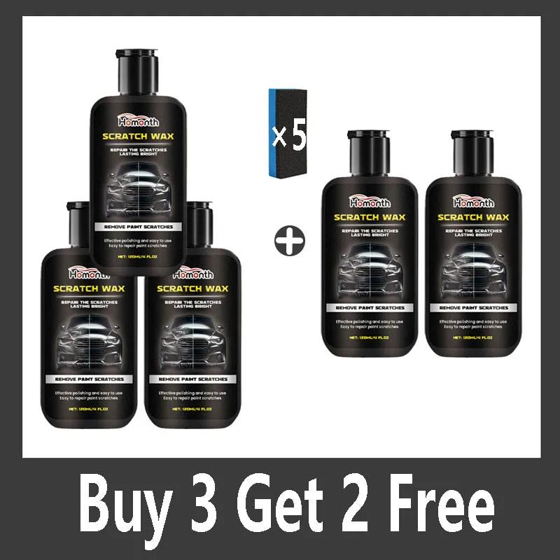 QC19 120ML Scratch Repair Wax, Fast Scratch Removal for Cars, Multifunctional Polishing Protective Wax, for Minor Scratch Repair