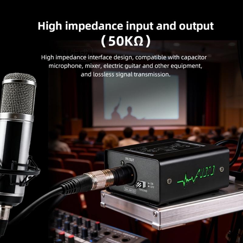 Sound Isolation Device Ground Looping Noise Isolators Effective Noise Reductions for Professional Recording Studios