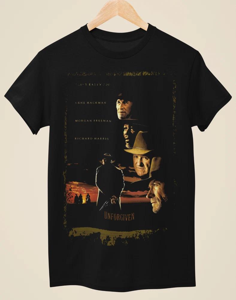 Unforgiven Movie Poster Inspired Unisex Black TShirt S