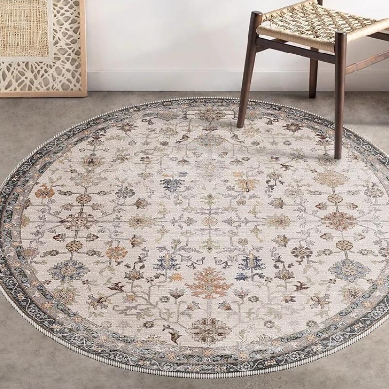 Vintage Carpet Bohemian Style Carpet Living Room Bedroom Cloak Room Easy To Clean Non Slip Mat Home Decoration