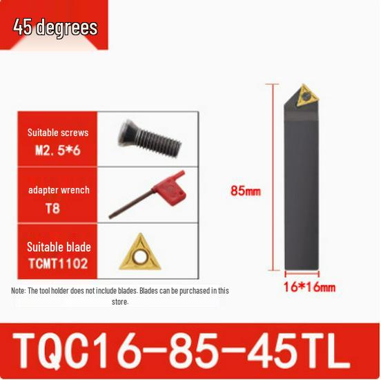45°/90° Rough Boring Bar Holder with Replaceable Head & CBS/BSB Cutter