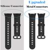 Bands Compatible with Xiaomi Redmi Watch 4/Xiaomi Mi Band 8 Pro Straps, [3 Pieces] Extensible Wristband Replacement Silicone Strap for Redmi Watch 4
