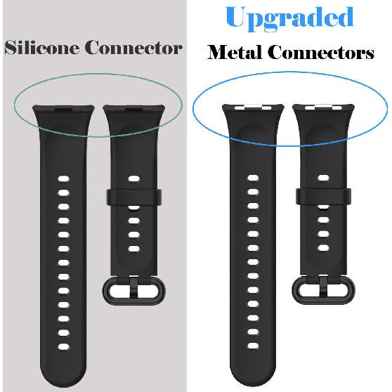 Bands Compatible with Xiaomi Redmi Watch 4/Xiaomi Mi Band 8 Pro Straps, [3 Pieces] Extensible Wristband Replacement Silicone Strap for Redmi Watch 4
