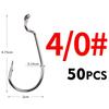 50pcslot Soft Worm Fishing Meredith Hooks High Carbon Steel Wide Super Lock Fishhooks Lure Softjerk Hooks 850 Fishing Tackle