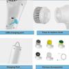 Electric Scrubber for Cleaning, Handheld Cordless Electric Cleaning Brush with 5 Replaceable Heads for Bathtub, Kitchen, Bathroom, Floor, Dish, Car, S