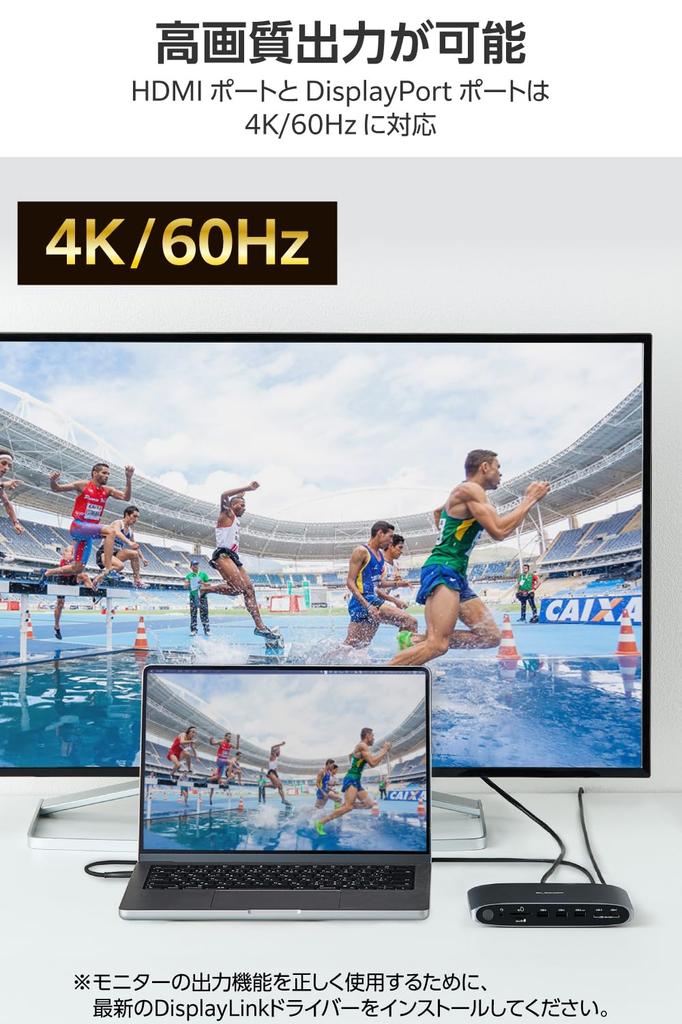 ELECOM Estación de Acoplamiento 13 en 1 Compatible con Displaylink Expansión de 3 Pantallas Compatible con USB PD Plata 4K/60Hz DST-W14