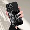 Double Leopard Black and White Pattern Phone Case Suitable for iPhone 17 16 15 14 13 12 11 Pro/Max/Plus Anti Drop and Anti Shock