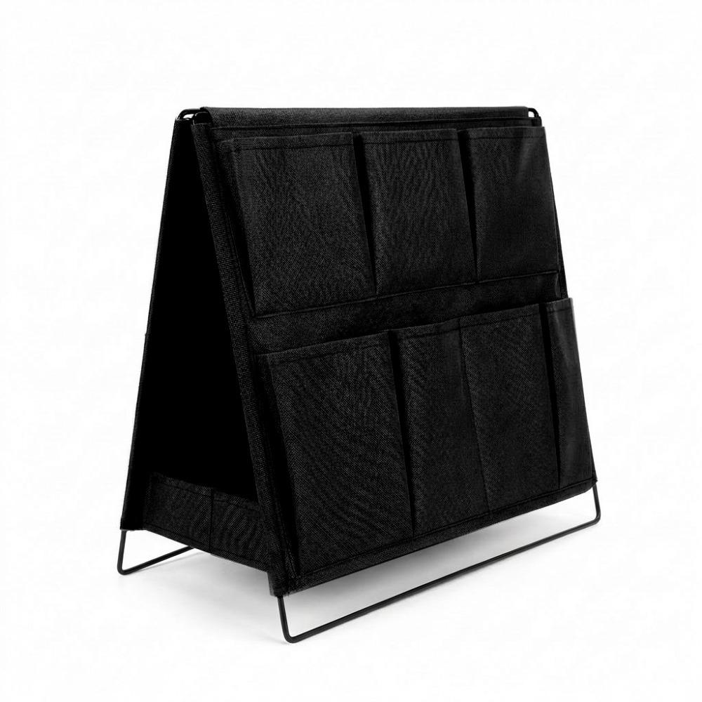 

Large Capacity Folding Storage Rack Collapsible Multi-Layer Storage Box Desktop Shelf Study Desk чорний