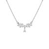 Wheat Ear Necklace Women'S Light Luxury Cold Wind Collarbone Chain Diamond-Encrusted Jewelry Premium Durable Quality
