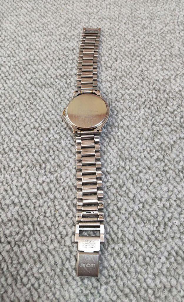 [USED] Working SEIKO LUCENT Men's Quartz Watch, Two-tone Color