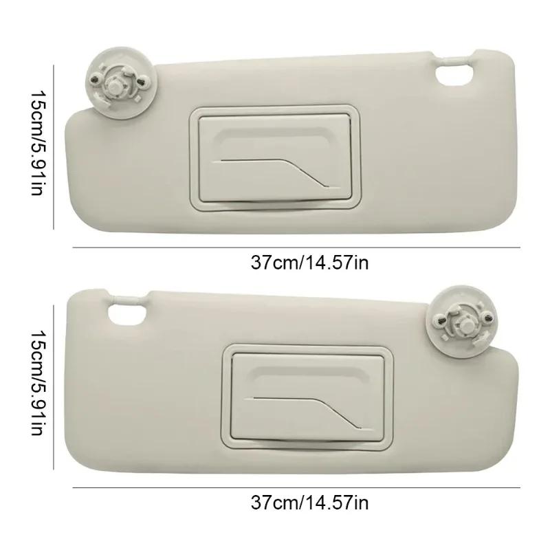 Car Front Sun Visor Left and Right Car Sun Shield P95327507 P95327509 Suitable for Chevrolet Sonic 2012-2019 Spark 2013-2016
