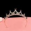 Black Baroque Crown Tiara Bride Eighteen Female Bar Mitzvah Birthday Princess Crown