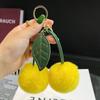 Otter Rabbit Hair Cherry Multi-Color Car Keychain Pendant Cute Pompom Doll Doll Bag Bag Hanging Key Chains For Women Gift