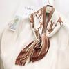 Summer new ink painter hand curling 91 square scarves in stock simulated silk twill temperament shawl manufacturer