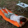 Camping Sleeping Pad with Built-in Pillow Inflating Ultralight Backpacking Air Mattress Waterproof Portable Camping Mat for Tent Hiking Travel Outdoor