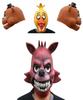 Five Nights At Freddy's Latex-Vollkopfmaske für Erwachsene im Freddy Chica Bonnie Foxy Stil
