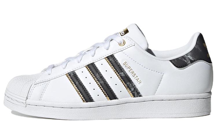 

Adidas Superstar Shoes White Black / Gold Metallic Women s GX1838 36
